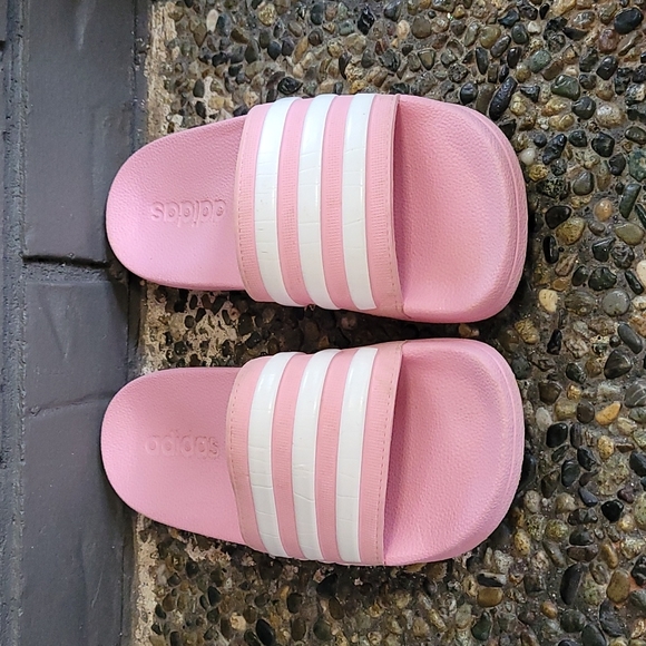 adidas Other - Adidas Kids Slides Pink - Size 3